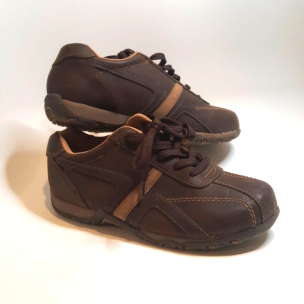 5 W Brown Casual Dress Boys Shoes Urban wide